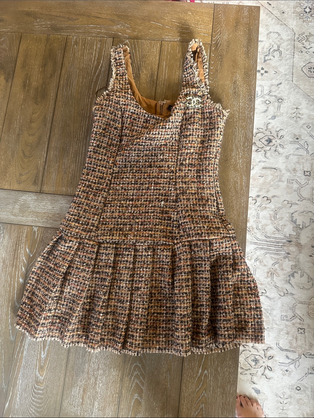 Stunning tweed dress size 6 - Picture 6 of 7